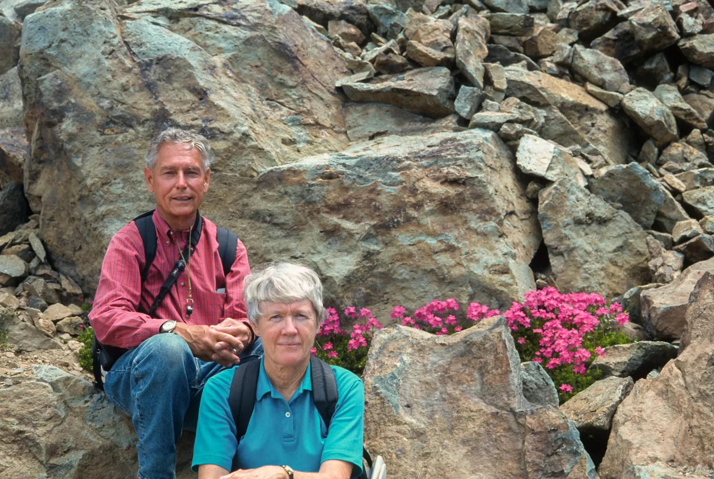 Bob Haller and Cathy Rose, Lakes Basin, Plumas County