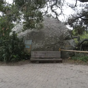 Blaksley Boulder after the Jesusita Fire