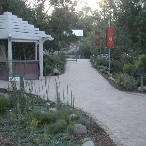 Visitor's kiosk at the Entrance