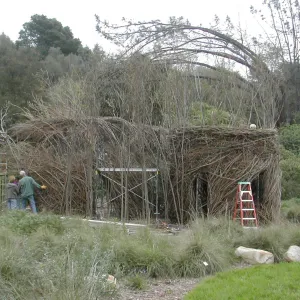 Construction of Toad Hall by Patrick Dougherty