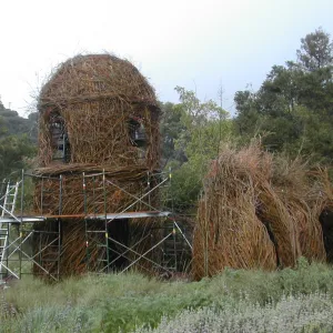 Construction of Toad Hall by Patrick Dougherty