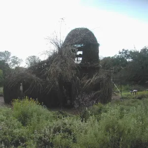 Construction of Toad Hall by Patrick Dougherty