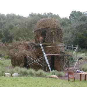 Construction of Toad Hall by Patrick Dougherty