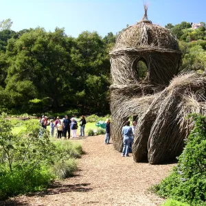 Patrick Dougherty Toad Hall Grand Opening