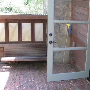 Guild House back porch off living room