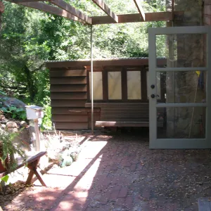 Guild House back porch off living room