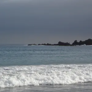 breaking waves, San Clemente Island, SBBG Research 2005