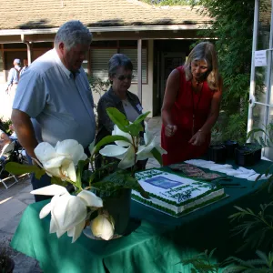 the cake, Trees of Santa Barbara book signing 2005