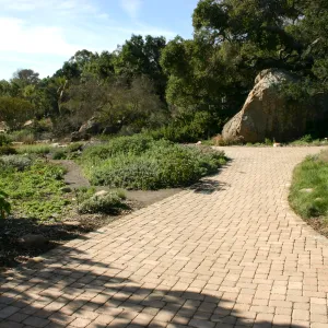 pavered pathway along the Meadow, Blaksley Boulder