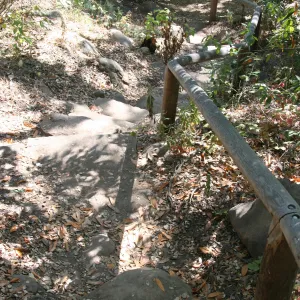 staircase to Mission Creek from the Manzanita Section