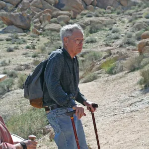 Bob Haller, Joshua Tree, SBBG field trip