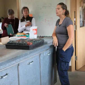 plant propagation class with Heather Wehnau, SBBG Plant Propagator, Master Gardener Training class 2009