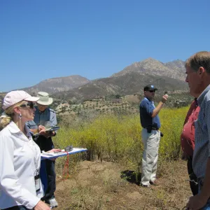 RAWS site review on SBBG Tipton Ridge