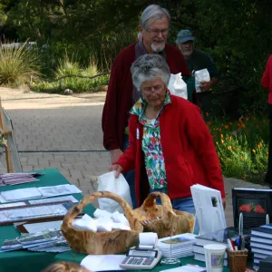 SBBG 80th Birthday Celebration, book table