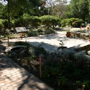 Home Demonstration patio, SBBG event location