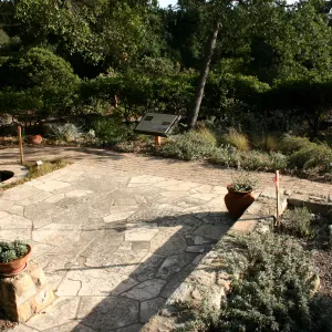 Home Demonstration patio, SBBG event location