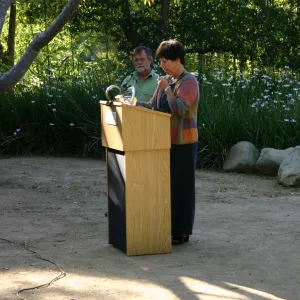 Alice's Garden, book signing at Alice Keck Park Memorial Garden