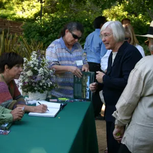 Alice's Garden, book signing at Alice Keck Park Memorial Garden