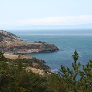 ocean view from Santa Cruz Island, TEAWET, Santa Cruz Island field trip, 2009