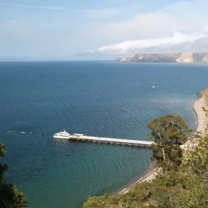 pier at Pelican Harbor, TEAWET, Santa Cruz Island field trip, 2009