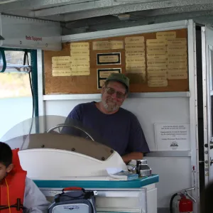 Captain Mike, Lake Casitas, SBBG education tours, 2005-2006