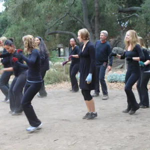 interpretive dance group, Art from the Ashes event, SBBG