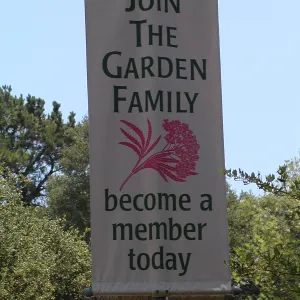 entrance banner, SBBG