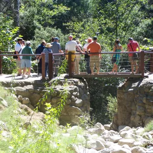 SBBG Community Free Day, Docent tour on top of the Mission Dam