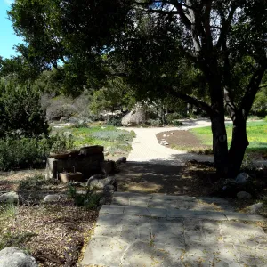 walkway to Blaksley Boulder, Santa Barbara Botanic Garden