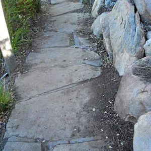 Stone steps lower Porter Trail