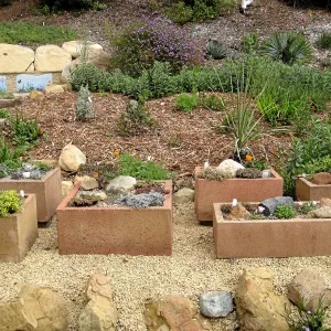 New trough gardens in the Meadow View