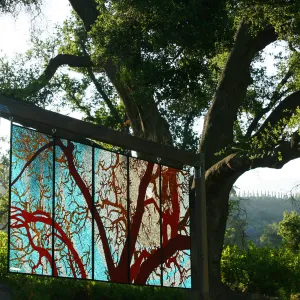 stained glass art exhibit, Rose and Nightingale concert in the Garden event