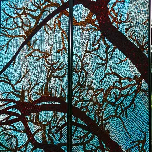 stained glass art exhibit, Rose and Nightingale concert in the Garden event