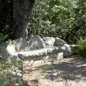 Porter Trail, Ada Wood memorial stone bench