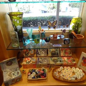 SBBG Gift Shop interior, products