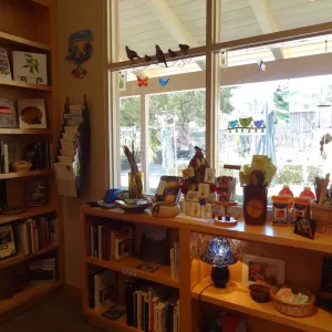 SBBG Gift Shop interior, products
