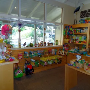 SBBG Gift Shop interior, products