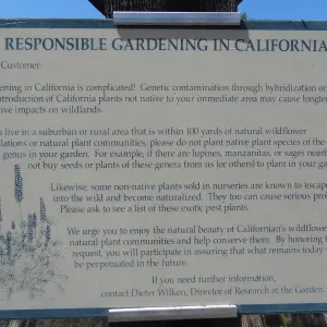 SBBG Garden Growers Nursery signage