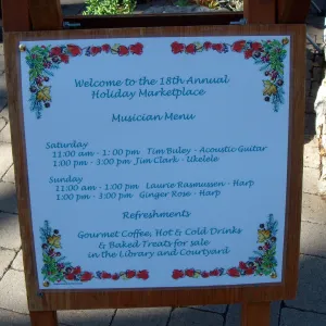 SBBG Holiday Marketplace, 2011