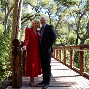 Campbell Bridge opening event, February 14, 2013, Steve and Pamme Windhager