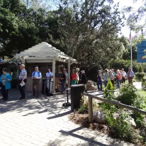 Special Garden Tour for a group of garden enthusiasts from England at the SBBG