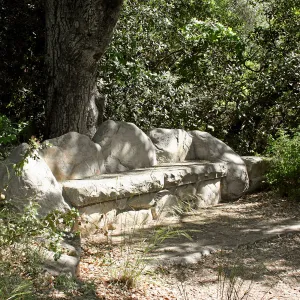 Porter Trail, Ada Wood memorial stone bench