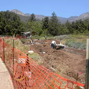 Irrigation installation, Meadow Lawn 2008
