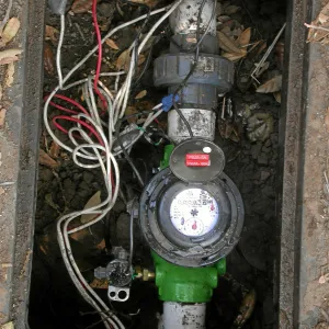Meadow View Irrigation installation, new valve box