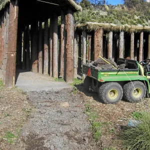 Removal of PermaCreet path at Herb Parker labrinth