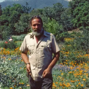 Geege Ostroff at SBBG, Porter Trail