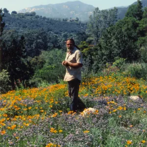 Geege Ostroff at SBBG, Porter Trail