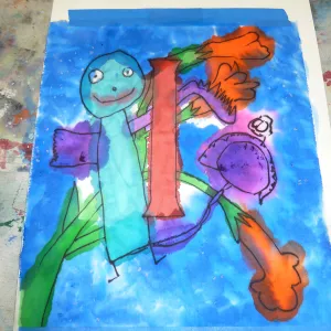 Children’s Native Plant Alphabet Mural Workshop with Art Teacher Laura Denny