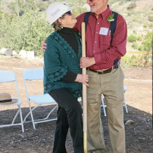 SBBG Golden Shovel Event, John C. Pritzlaff Conservation Center, Dieter Wilken and Elizabeth Painter
