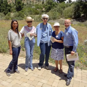 20 year service awards, Kathy Casteneda, Pam Dahl, Betty Gerig, Diana Kennett, Steve Windhager, Volunteer Appreciation 2014, SBBG